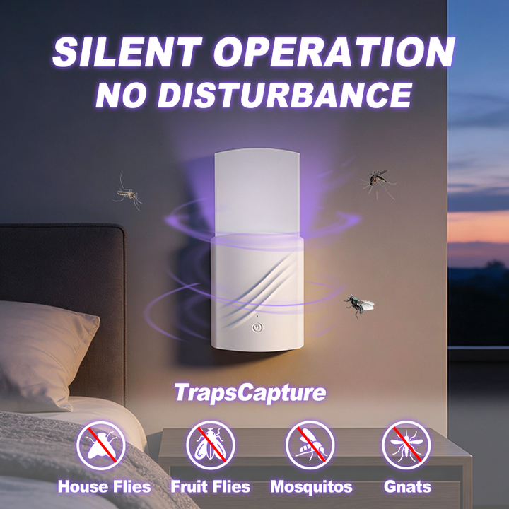 Efficient Eco-Friendly Sticky Type Fly Control Indoor Plug-in UV LED Light Electronic Flying Insect Catcher