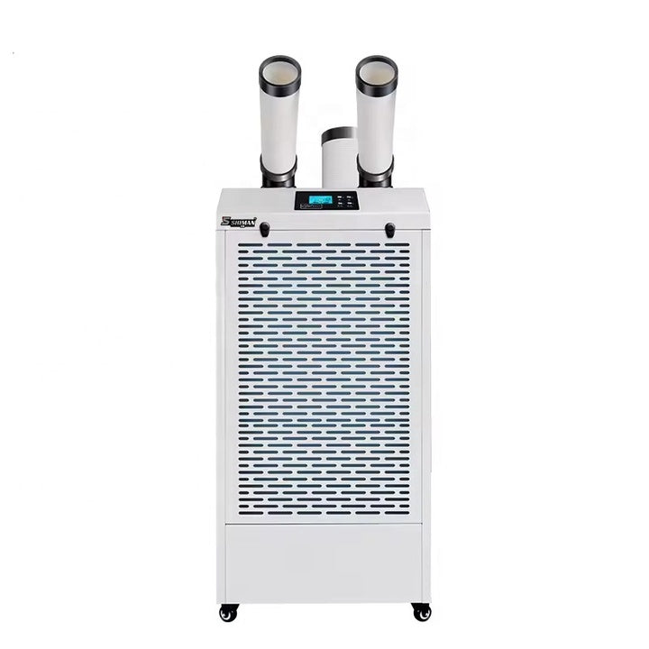 Shiman 1500W 220V DC Fan Motors 600m/h Portable Industrial Air Conditioner Spot Cooler Floor Standing 1 Year Warranty