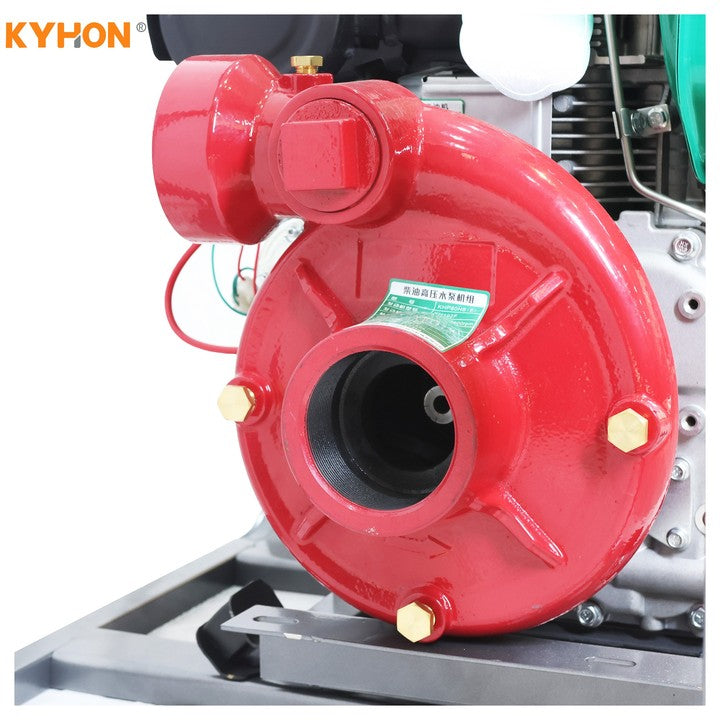 For Orchard Irrigation Agricultural Irrigation Diesel Water Pump Set Reliable Air Cooled Digital 41m/h Flow Rate 70m Head 1
