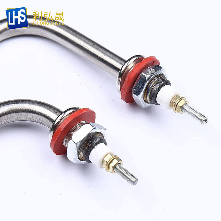 220V 1.5KW 2KW Electric Heating Tube Handgun Type Heating Rod for Insulation Table, Fast Food Cart, Soup Tank