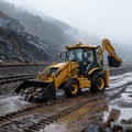 Professional Mini 4x4 Backhoe Loader with EPA Engine Automatic Transmission 70KW Power-Attachments & Agricultural Tractor