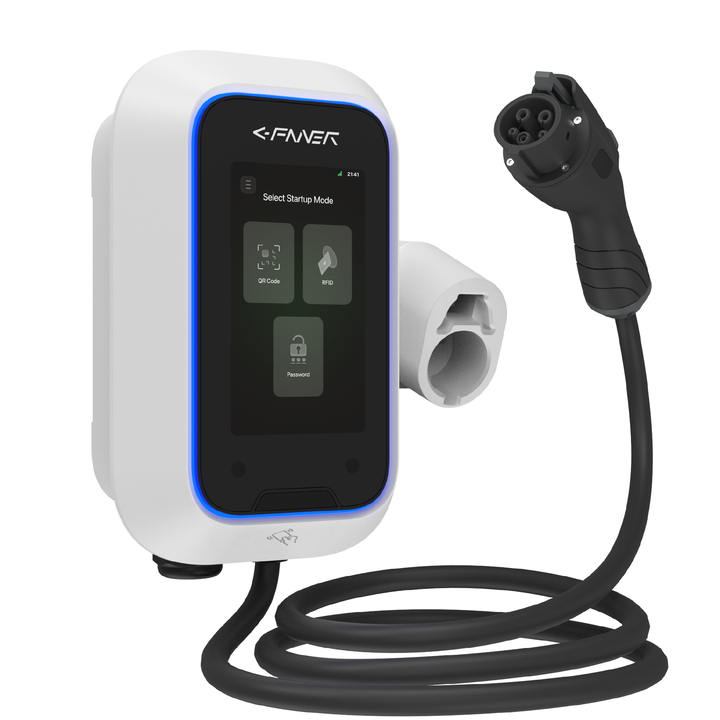 Taiwan Brand UNI PLUS J1772 Level 2 Charging Station Wall-Mount Or Optional Pedestal EV Charger 32A 50A 7kW 11kW