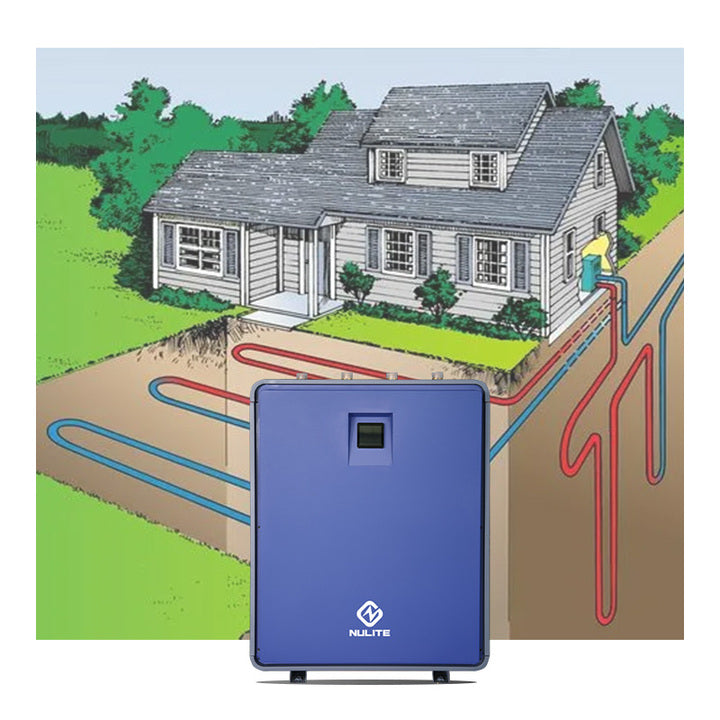 R32 10kw 20kw 30KW 40KW 140KW Inverter Ground Source Heating System Geothermal Heat Pump