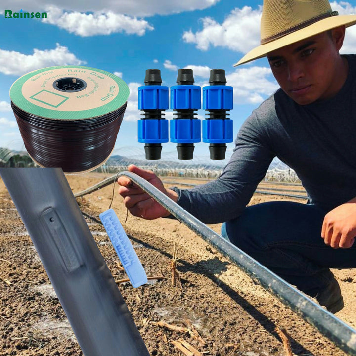 Farm Irrigation 1 Hectare Kit Drip Tape/hose/pipe with Drip Tape Connector Drip Tape 16mm