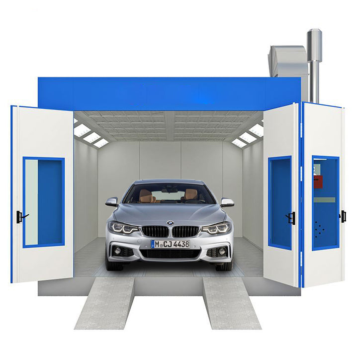 Professional Automotive Spray Booth with LED Lighting Diesel Heater for Efficient Vehicle Painting