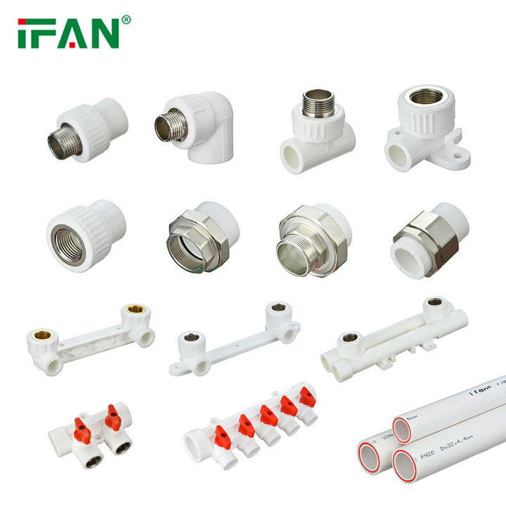 IFAN PPR Pipe Fittings PPR White Pipe Size 20x3.4mm PN25 for Hot&Cold Water Supply