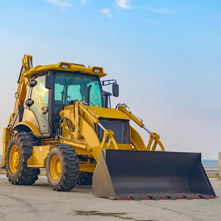 FREE SHIPPING 4WD Backhoe Excavator Retroexcavadora 4x4 Tractor Loader Backhoe 1 Ton Diesel Epa Engine Mini Backhoe Loader