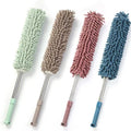 Telescopic Chenille Dust Duster Removable Wash Roof Ceiling Dust Removal Car Furniture Microfiber Extended Dusting Brush