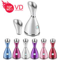 2021 professional face spa electric nano mini mist sprayer face facial steamer with warm vapor