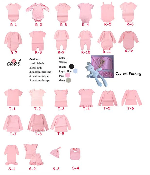 Custom High Quality Baby Bodysuit Cotton Fabric Long Sleeve Rompers Baby Clothes for My First Christmas Baby Clothes