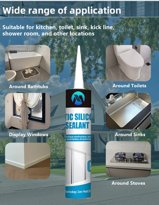 General Purpose GP clear Adhesive Waterproof Quick Drying Window and Door Factory Silicone Sealant