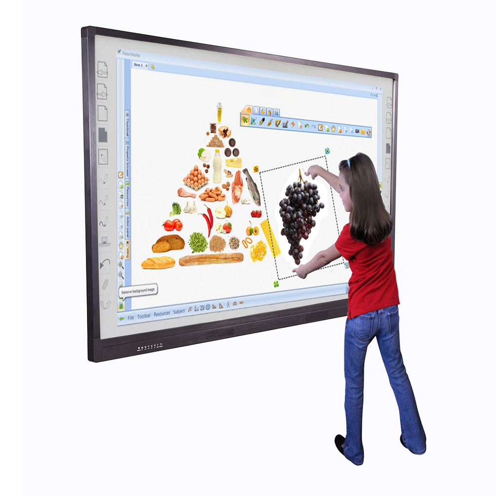 Smart Multi-touch Whiteboard Manufacturer Infrared 6 In One Class Interactive Board for Online Teaching
