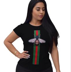 Custom Designer Premium Knit Short Sleeve T-Shirt High Quality Fashion Summer Women's T-Shirts