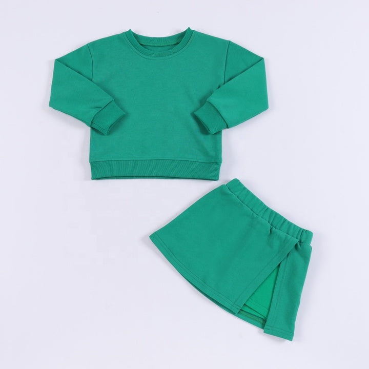 Wholesale Warm Winter Baby Outfit Clothing Set Raglan Sleeve 2pcs Baby Clothing Set Boys