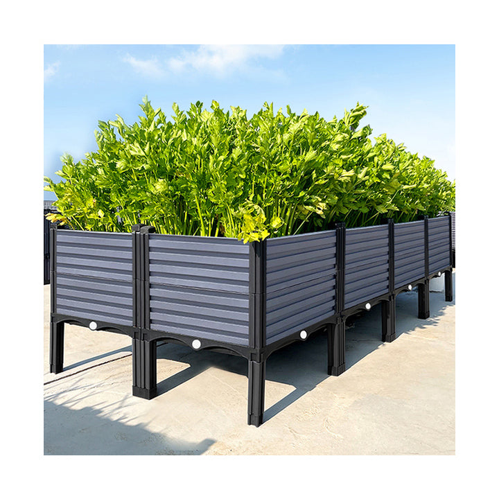 Large Tall Nursery Indoor/Outdoor Garden Planter Box Vertical Rectangular Flower Pot for Home Use