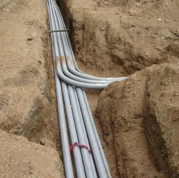 Schedule 40 1/2"-4" Straight PVC Pipe Heavy Duty Sunlight Resistance Non-Metallic Electrical Wiring Conduit Plastic Tube