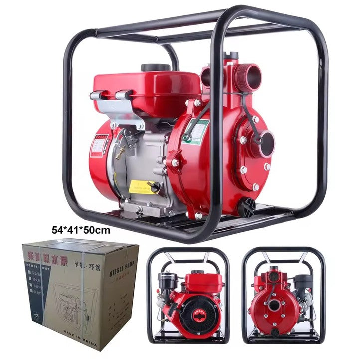 Factory Supply Diesel Engine Water Pump 3 inch 4 inch 2 inch Diesel Engine Water Pumps for Agricultural Irrigation.