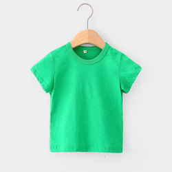 Cotton Comfort: Blank Plain Children's T-shirts for Every Occasion
