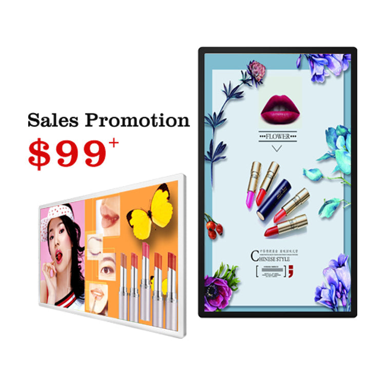 Big Discount 21.5 inch ultra thin High Resolution 2K Capacitive touch Interactive display screen for marketing