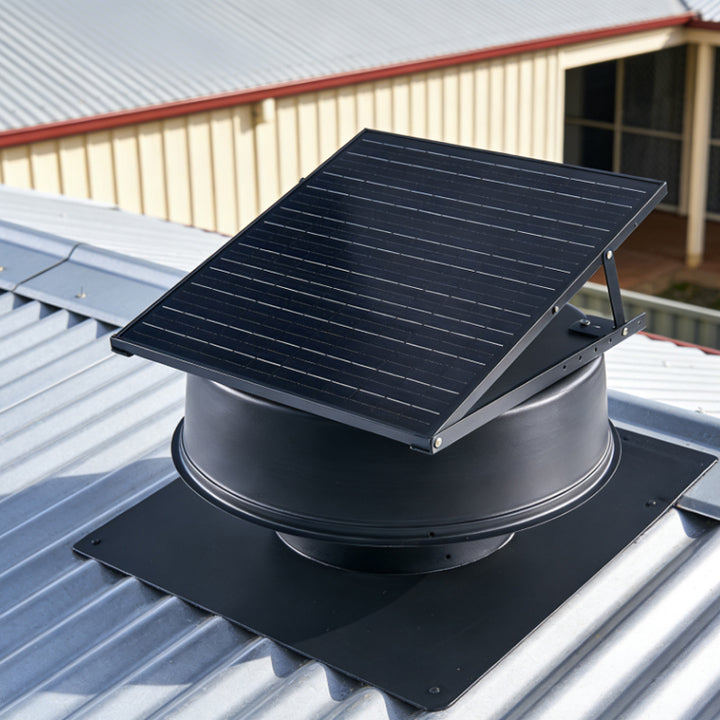 Smart 40W Solar Power Fan Renewable Energy Air Ventilation and Attic Roof Extractor Thermostat Controlled Cooling Vent
