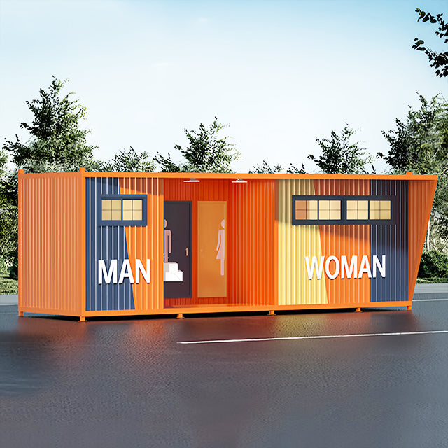 Eco-friendly Mobile Plastic Sandwich Panel Portable Toilet Park Scenic Area Construction Site Use Shandong Prefabricated JiaXin