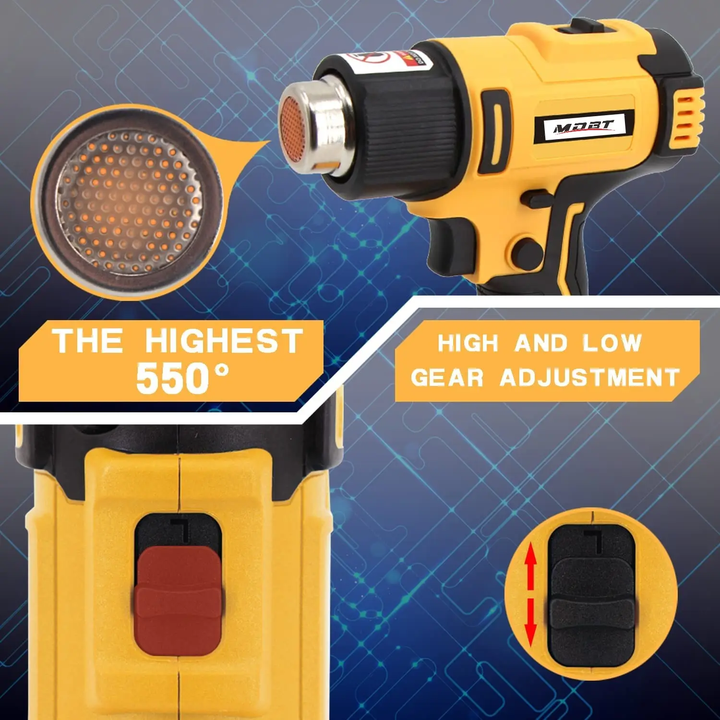 High Power Spray Battery Operated Heat DIY Spray Gun Rechargeable Lithium Wireless Heat Gun