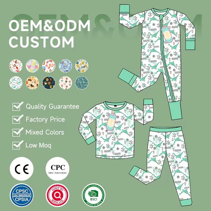 Custom Baby Clothes Onesie Baby Romper Children Bamboo Pajamas Newborn Girl Clothes Clothes Newborn Cotton Baby Jumpsuit