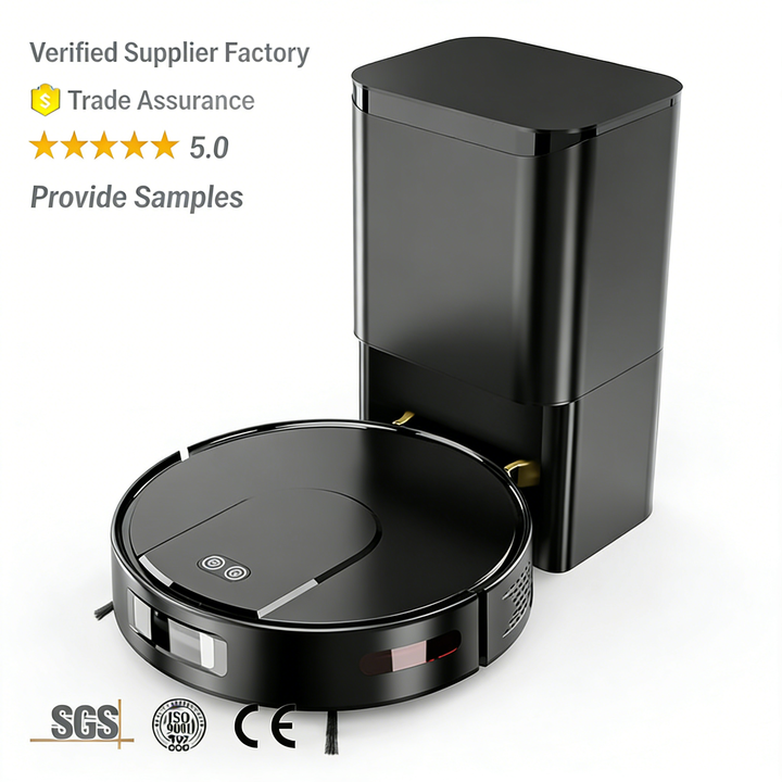 GV2G-SJ 3500Pa Robot Vacuum Cleaner Mop Automatic Cleaning Self-Emptying App-Controlled Plastic for Hotel Household Use