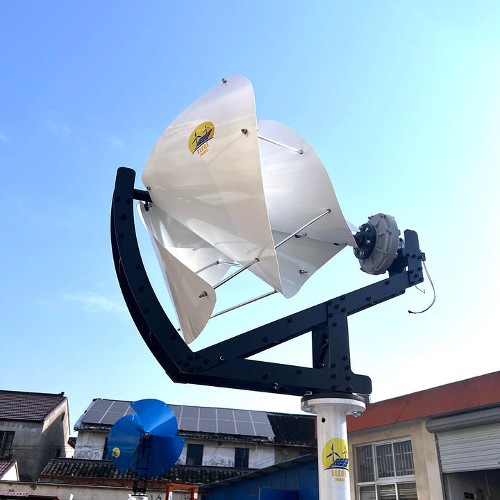 12v 24v Small Mini Archimedes Spiral Wind Mill Turbine Generator Single Windmill Generation Machine for Home Ship Landscape City