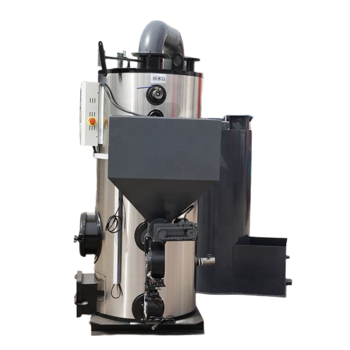 Portable Steam Boiler 0.2T 0.3T 0.5T 0.7T 1T High Efficiency Vertical Biomass Fuel Wood Pellet Steam Boiler