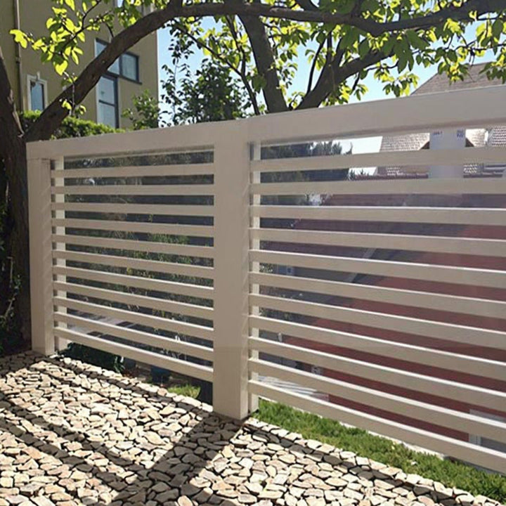 Solar Outdoor Garden Fence Panels Perforated Aluminium Guide External Door Aluminium Alloy Frame Solar Powered