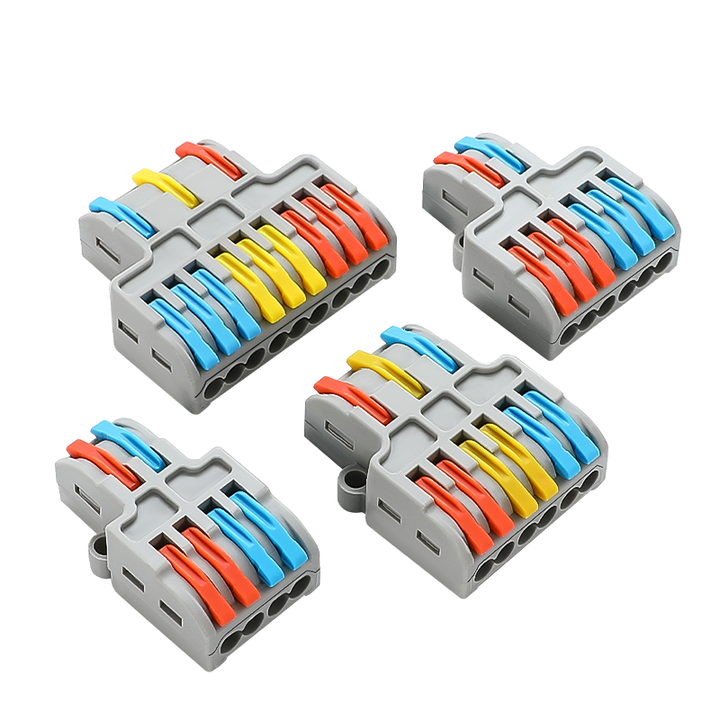 2 in 4,6 Out,3 in 6,9out Quick Fast Wire Connector Universal Wiring Cable Connector Push-in Conductor Terminal Block 450V