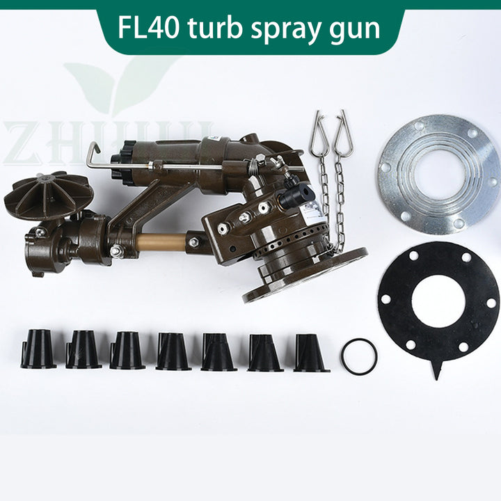 Rain Gun Sprinkler Irrigation System 2 Inch Rain Gun Sprinkler 360 Degree Rotation Long Range Rain Gun Sprinkler