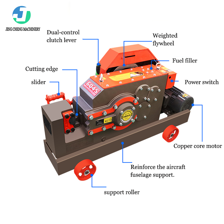 High Efficiency Rebar Cutter Steel Bar Cutter Electric Rebar Cutter Reinforcing Bar Cutting Machine