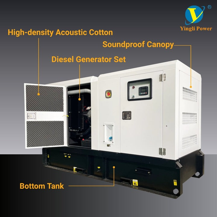 Heavy Duty 1MW 2000kva 3000kva Soundproof Diesel Generator Set Containerized Type for Mining Power Plant Industrial Backup
