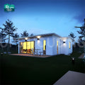 2025 UPS Prefab Tiny House with Three Bedrooms Sandwich Panel Carport Solar Powered Durable and Eco-Friendly Bathroom Gym