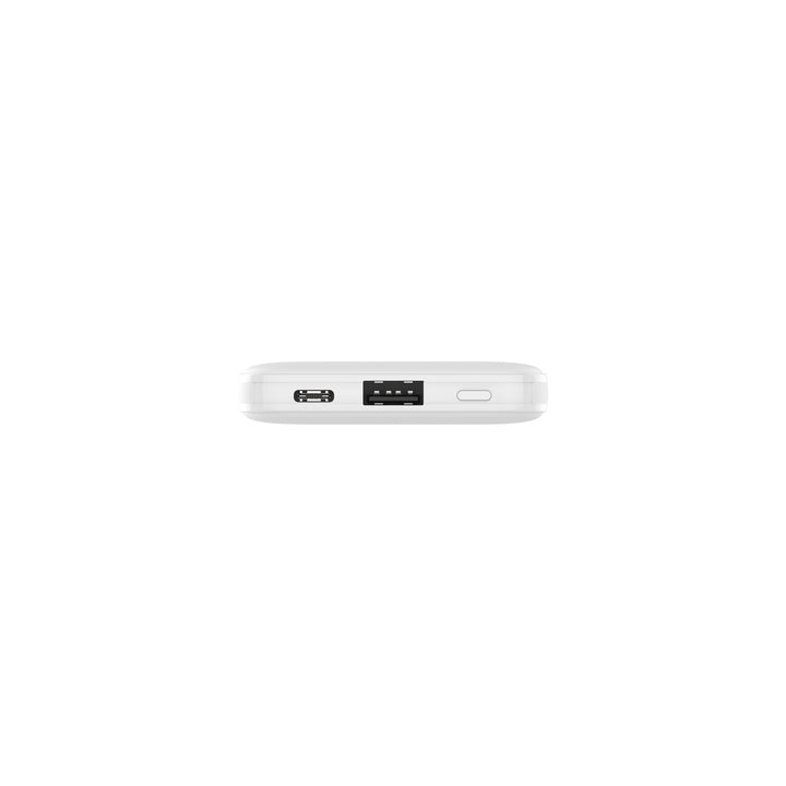 New Super slim mini portable Power bank 5000mah with built-in micro USB cable and type c cable Battery pack