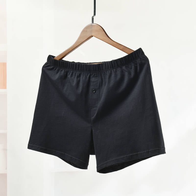 High Quality 100% Cotton Men's Underwear Boxer Buttons