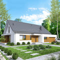Econel Unique Design Water Resistant Ready Made Prefab Cement House Prefabricated Concrete Family Home