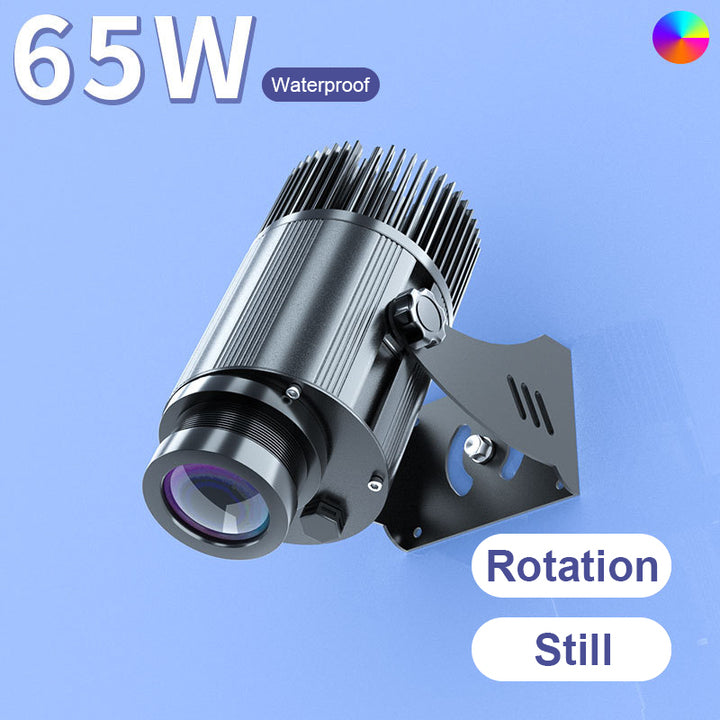 Aluminum Lamp Body Projector Outdoor Rotate Gobo Advertising 40W-100W Waterproof Logo Text Projection