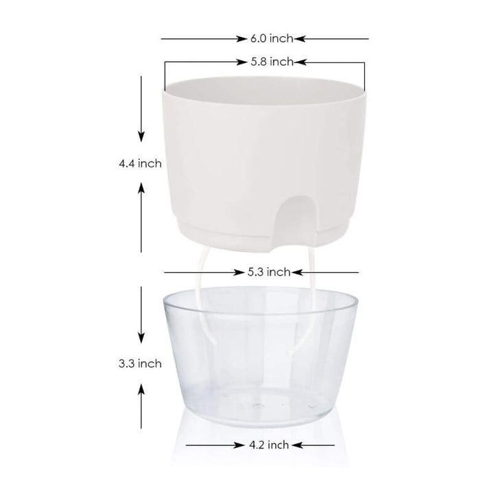 Self Watering Plant Pot Garden Automatic Water Self-Watering Planter Small the Lazy Self Watering Plastic Flower Pot