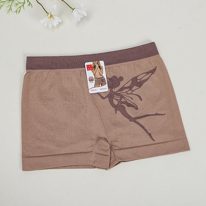 UOKIN Factory Spot Wholesale Women's Seamless Polyamide Elastano Boyshort Panties Low Price Ladies Underwear Boxer Briefs Safety