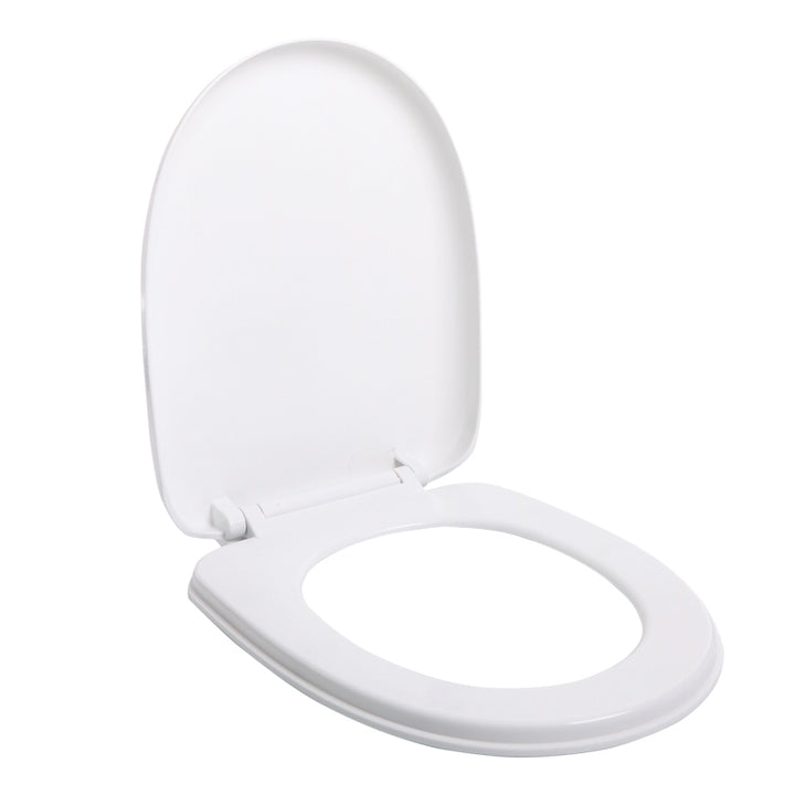 Good Quality Modern Anti-Slip Plastic Round Front-close Toilet Seat Cover with Buffer Cover Plate From China