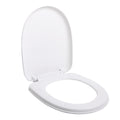 Good Quality Modern Anti-Slip Plastic Round Front-close Toilet Seat Cover with Buffer Cover Plate From China