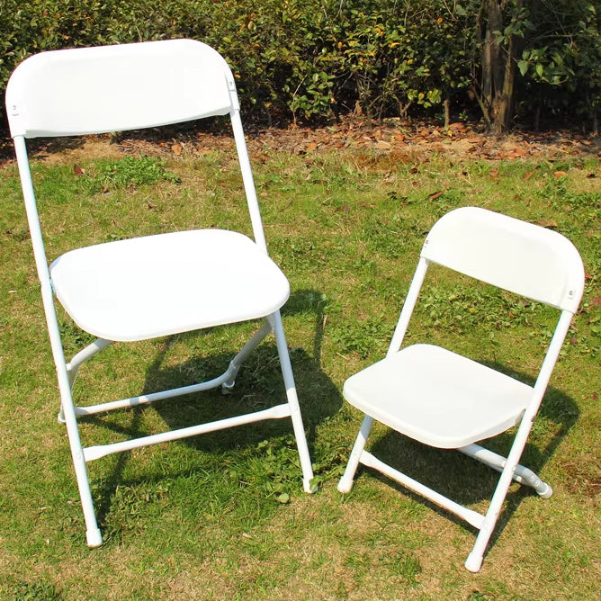 Sillas Para Eventos Wholesale Plastic Steel White Resin Maidan Training Restaurant Dinning Folding Chairs for Events Party