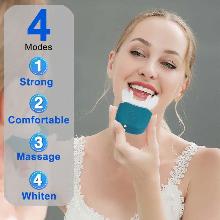U Shaped Type Toothbrush 360 Degrees Ultrasonic Children Whitening Silicone Automatic Electric Toothbrush