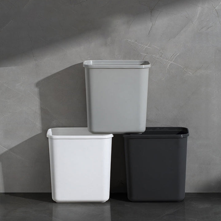 Environmentally Friendly Rectangular Small 2L 7L 11L Storage Bucket with No Lid Suitable for Hotel Rooms Desktop Trash Can