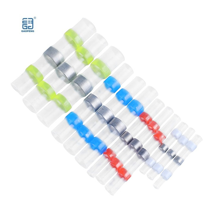 Gaopeng Wire Splicing 120pcs SST Heat Shrink Waterproof Butt Connectors Marine Solder Wire Connector Terminal Kit