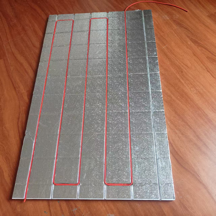 Modern Style XPS Radiant Under-Board Floor Heating Panel Recessed Extruded Aluminum Foil Laminated Geothermal Panel