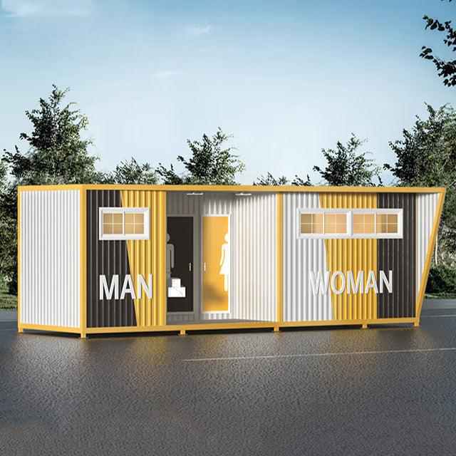 Eco-friendly Mobile Plastic Sandwich Panel Portable Toilet Park Scenic Area Construction Site Use Shandong Prefabricated JiaXin